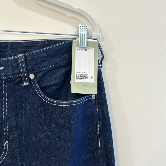 H&M Loose Fit blue jeans W34/L32 - Picture 2 of 5